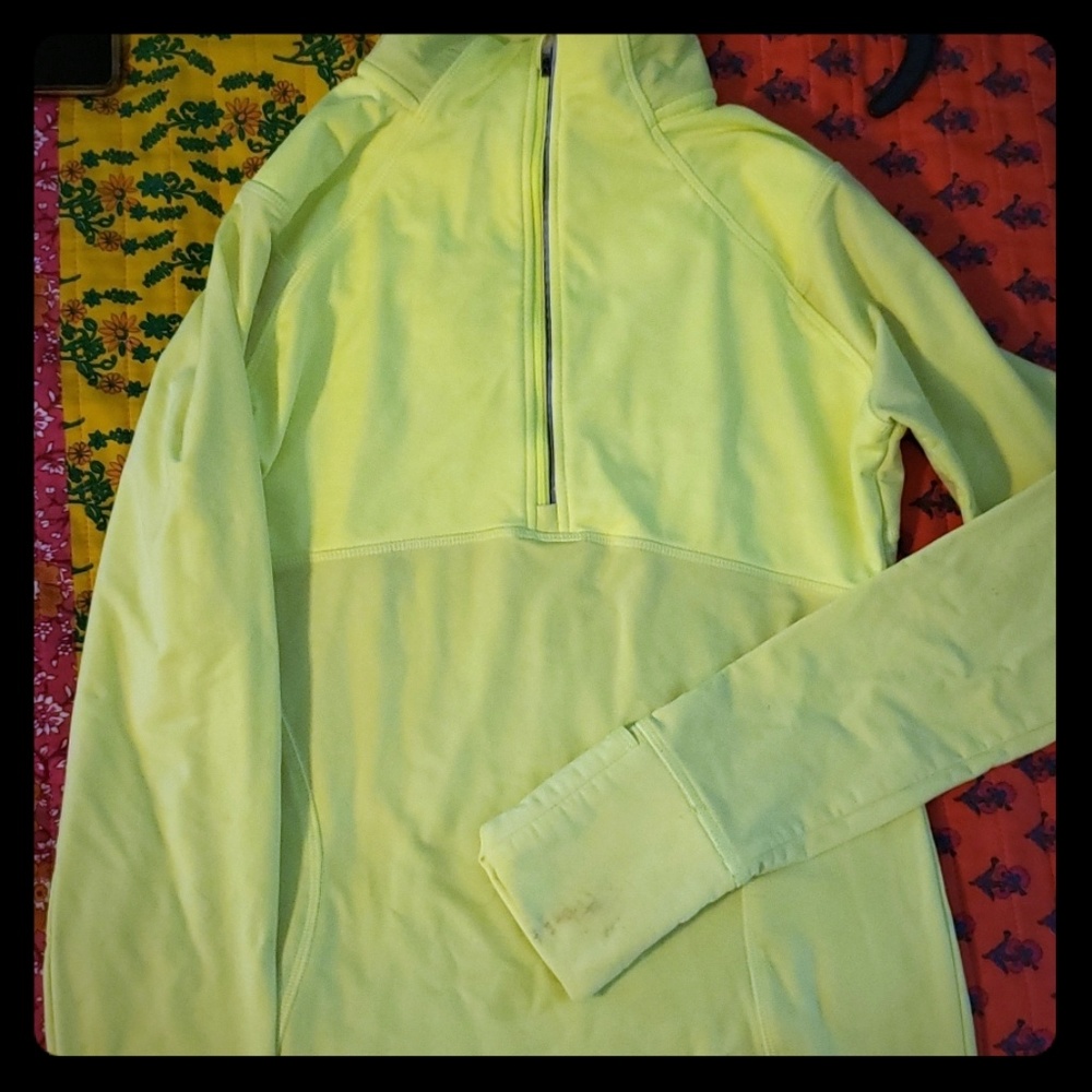 Neon Yellow Womens running shirt